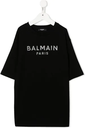 Balmain Playera con motivo del logo