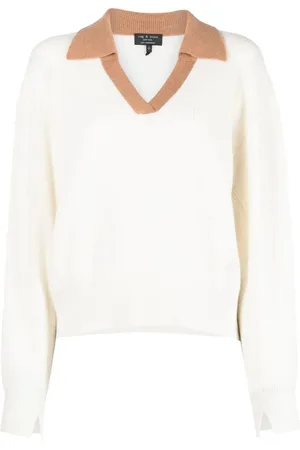 RAG&BONE Suéter con cuello de cachemira