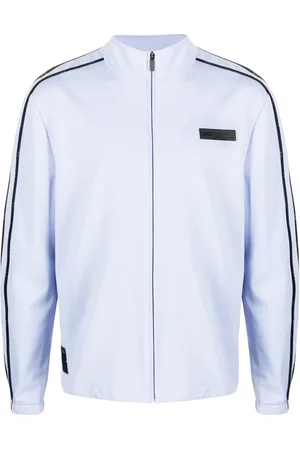 Alexander McQueen Sudadera con cierre y parche del logo