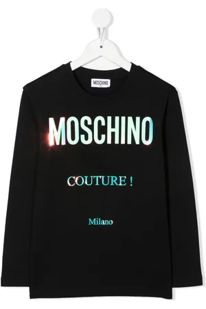 Moschino Playera manga larga con logo estampado