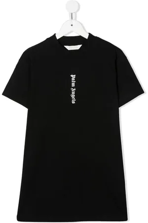 Palm Angels Vestido estilo playera con logo