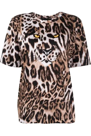 Moschino Playera con estampado de leopardo
