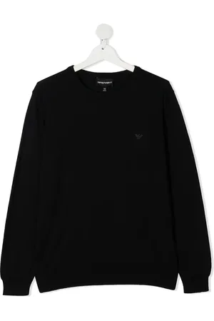 Emporio Armani Suéter con logo bordado