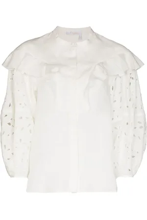 Chloé Blusa con bordado inglés