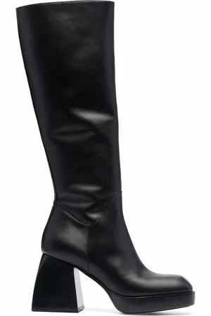 NODALETO Botas con tacón grueso de 80mm