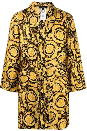 VERSACE Bata de seda Barocco