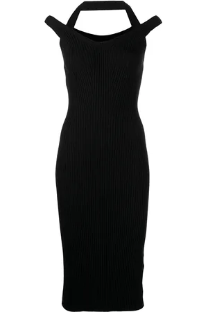 Simkhai Vestido midi con cuello halter