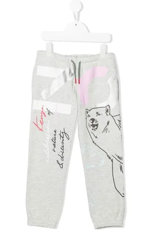 Kenzo Pants con logo estampado