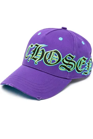 Philipp Plein Gorra Gothic con logo y efecto envejecido