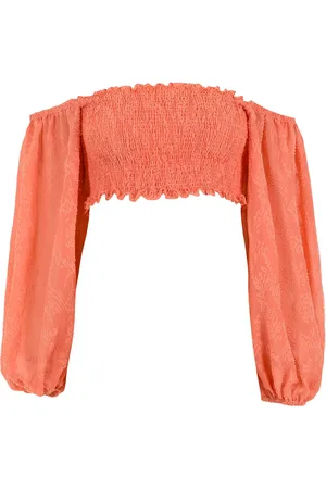 Olympiah Blusa corta con hombros descubiertos