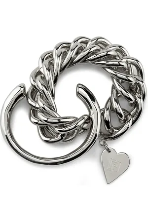 Paco rabanne Pulsera con dije de corazón