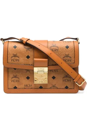 MCM Bolsa crossbody con monograma estampado