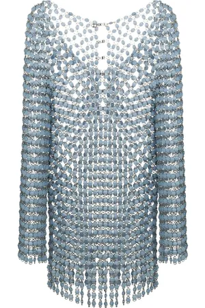Paco rabanne Vestido corto con apliques