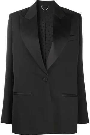 MAGDA BUTRYM Blazer con solapas de satén