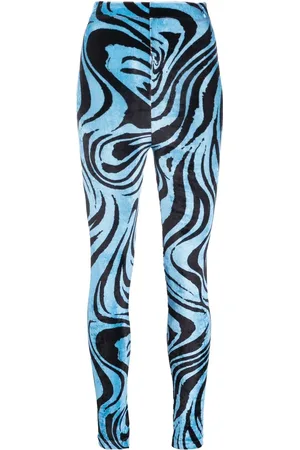 Serafini Leggins de terciopelo estampados
