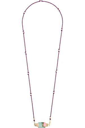 Marie Lichtenberg Collar Rainbow Waterfall en oro amarillo de 14kt