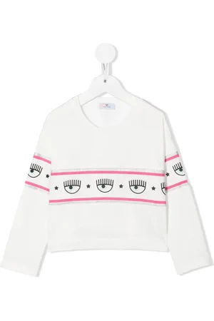 Chiara Ferragni Playera con logo estampado