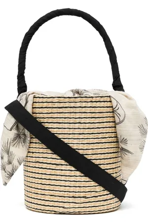SENSI STUDIO Tote con detalle de mascada