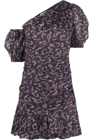 Marant Etoile Vestido corto Lecia asimétrico