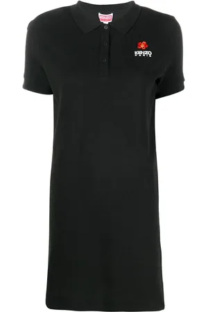 Kenzo Vestido con logo bordado