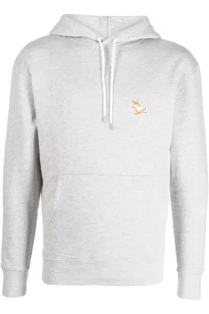 Maison Kitsuné Hoodie con zorro bordado