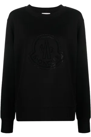 Moncler Sudadera con logo de strass