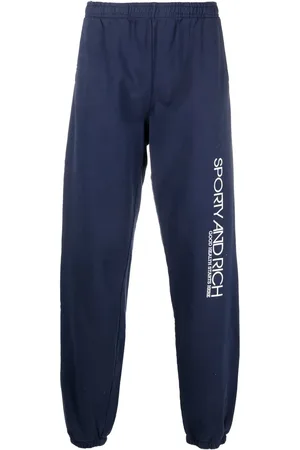 Sporty & Rich Pants con logo estampado