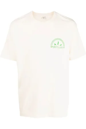 Sporty & Rich Playera con logo estampado en el pecho