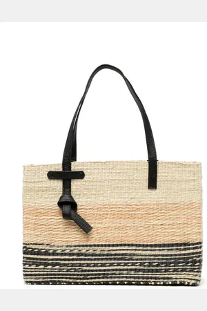 SENSI STUDIO Tote de paja
