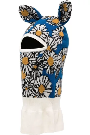 Natasha Zinko Mujer Sombreros - Pasamontañas con margaritas estampadas