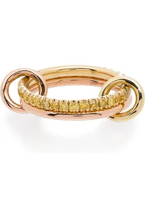 SPINELLI KILCOLLIN Anillo Marigold en oro amarillo y rosa de 18kt con diamantes