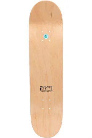 Maharishi Patineta con logo estampado