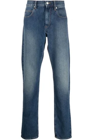 Isabel Marant Jeans rectos con efecto lavado