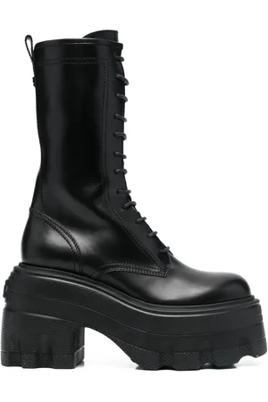 Casadei Botas Maxi con agujetas y tacón de 120mm