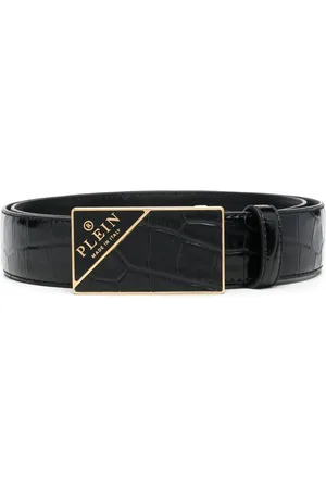 Philipp Plein Cinturón con hebilla hexagonal