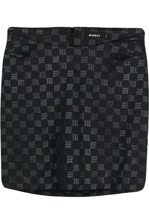 MISBHV Falda corta con logo estampado