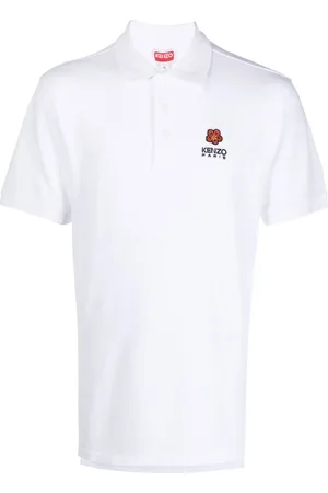 Kenzo Playera tipo polo con bordado Boky Flower