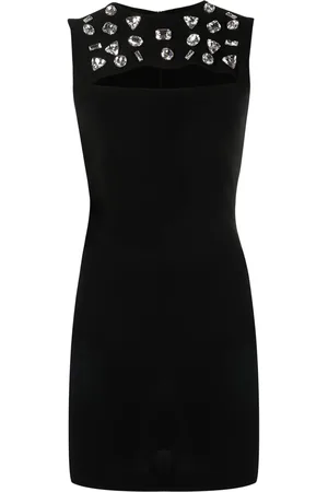 Dsquared2 Vestido sin mangas con detalles de cristal
