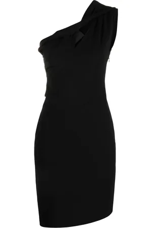 Givenchy Vestido corto cruzado con hombro descubierto