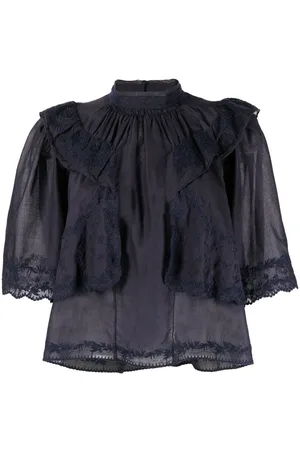 Marant Etoile Blusa con bordado floral