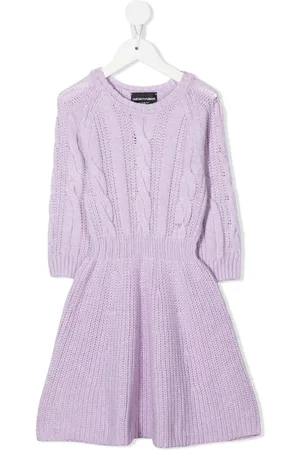 Emporio Armani Vestido midi en tejido de ochos