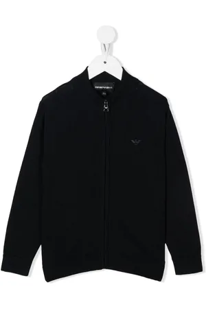 Emporio Armani Cárdigan con parche del logo