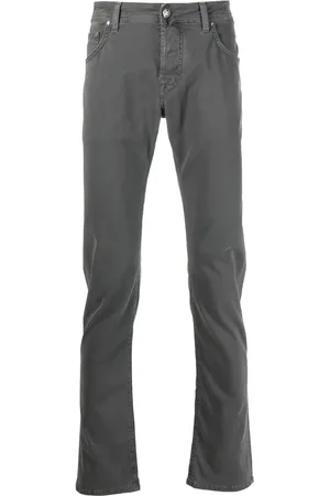 Jacob Cohen Pantalones slim con detalle de mascada