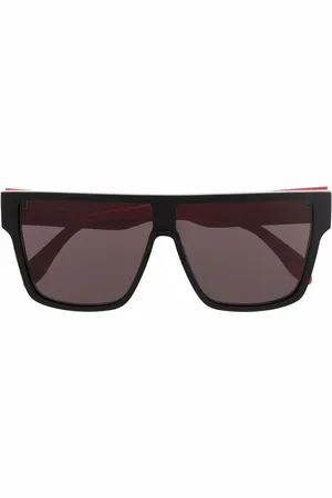 Alexander McQueen Lentes de sol con armazón cuadrada