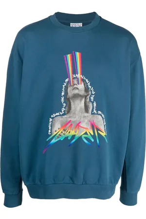 MARCELO BURLON Sudadera con estampado gráfico