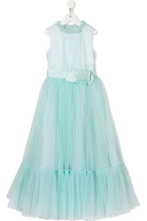 Marchesa Notte Vestido con capa de tul