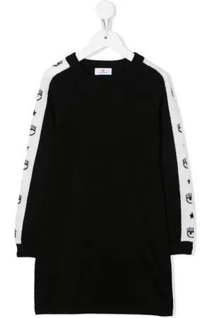 Chiara Ferragni Vestido estilo suéter con logo estampado