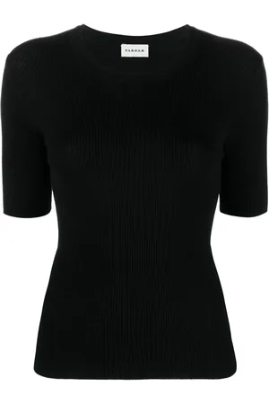 P.A.R.O.S.H. Top tejido con cuello redondo