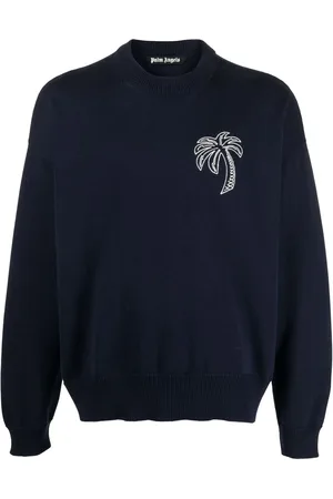 Palm Angels Suéter con motivo de palmeras