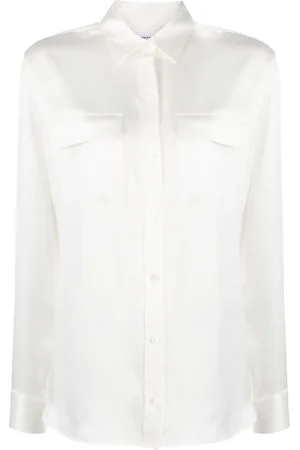 Equipment Camisa de seda con logo